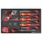 Teng Tools 54 Piece Mixed Screwdriver, Hex/TX Key, Bit, Quick Chuck D TEFMDI54 - alternate 1
